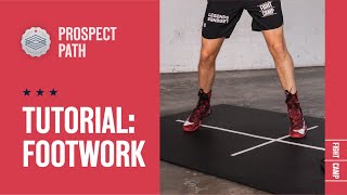 Boxing Footwork  Beginner Drills  Step While Punching [upl. by Gavrila]