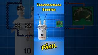 TRANSFORMADOR BOOSTER circuitoselectricos electricidadbasica [upl. by Siramay]