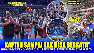 PERTAMA KALI DALAM SEJARAH  Megawati Jadi MVP  HyeSeon  quotBaru Kali Ini Dapet Piala Di Hidup Kuquot [upl. by Salb]