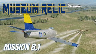 DCS world F86 campaign  Museum Relic Mission 81 [upl. by Aillimac362]