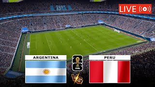 🔴ARGENTINA VS PERU LIVE STREAMING TODAY MATCH FULL  FIFA WORLD CUP QUALIFIER CONMEBOL LIVE [upl. by Yelsna]