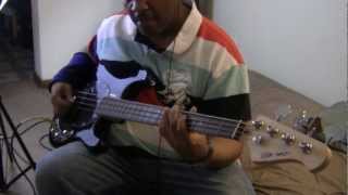 Donald Bryd Dominoes Bass cover play along [upl. by Warder]