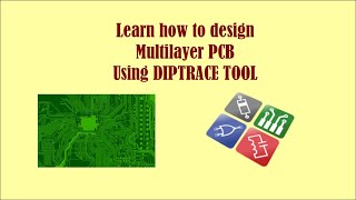 PCB  How to design multilayer in Diptrace [upl. by Ifar]