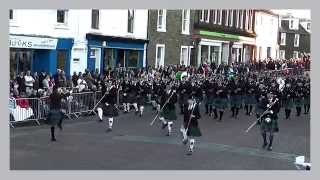 Kirkcudbright Tattoo 2014 The Pipe Bands [upl. by Aroon]