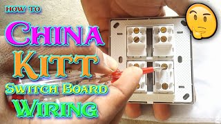 China Switch SocketChina Fitting board Banany Ka Tarika in urduhindi [upl. by Lorollas]