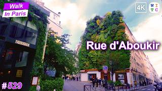 Rue dAboukir  Paris Walking Tour [upl. by Nosliw276]