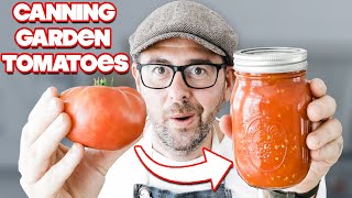 Canning Tomatoes Like My Italian Grandma Used to Do It [upl. by Koorb]