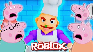 Peppa Pig ESCAPE CHEF KITCHEN OBBY in Roblox [upl. by Fulviah]