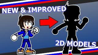 BIG NEW UPDATE I now have New amp Improved 2D Models My History with 2D Model Creation [upl. by Nauhs]