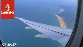 EMIRATES 777300ER EK520 LANDING AT TRIVANDRUM INTERNATIONAL AIRPORT [upl. by Ahsenar23]