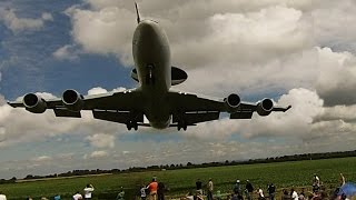 RAF Waddington airshow 2014 landings some quite low [upl. by Ias830]