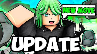 TATSUMAKI MOVESET NEW MOVE  NEW WALL COMBO UPDATE in The Strongest Battlegrounds [upl. by Crescint54]