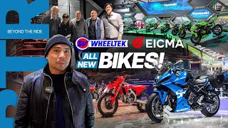 Expect All New Bikes From Wheeltek Philippines — Kawasaki Honda Suzuki  EICMA 2023 Recap [upl. by Llerot]