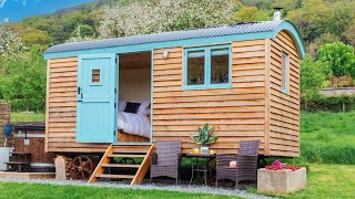 Amazing Cozy Victoria Shepherd’s Hut with a Woodfired Hot Tub [upl. by Aro]