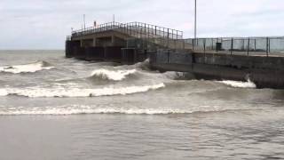 Wind churns Lake Erie [upl. by Hogan]