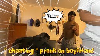 “ Cheating “ prank on my boyfriend 🤬😤   MUST WATCH  😭😂 [upl. by Fishbein]