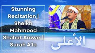 Stunning Recitation  Sheikh Mahmood Shahat Anwar  Surah Ala [upl. by Fidelis]