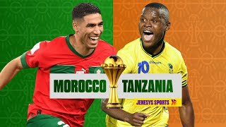 AFCON 2023 MOROCCO VS TANZANIAMATCHDAY LIVE [upl. by Aicac]