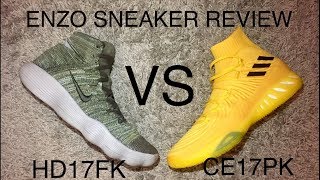 HYPERDUNK 2017 FLYKNIT vs CRAZY EXPLOSIVE 2017 PRIMEKNIT对比测评 [upl. by Erehpotsirhc441]