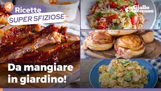 4 RICETTE PER IL PRANZO IN GIARDINO SAPORI UNICI IN UN’ATMOSFERA UNICA 🍀😋 [upl. by Reiner]