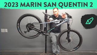 2023 Marin San Quentin 2  A First Look at Marins New and Improved Affordable 275 Play Hardtail [upl. by Wystand467]