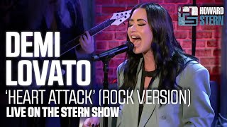 Demi Lovato “Heart Attack Rock Version” Live on the Stern Show [upl. by Rustin715]