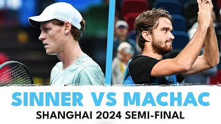 Jannik Sinner Battles Tomas Machac For A Place In The Final  Shanghai 2024 SemiFinal Highlights [upl. by Dwinnell]