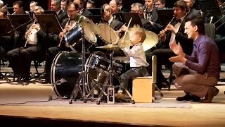 Toddler from Novosibirsk is a Drumming Prodigy [upl. by Ailaham]