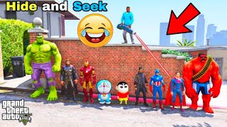 GTA  NEW HIDE AND SEEK FROM MICHAEL HOUSE 🤣 [upl. by Brew]