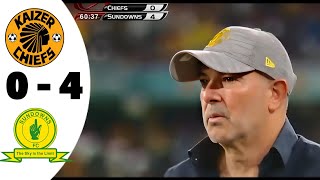 KAIZER CHIEFS vs MAMELODI SUNDOWNS  04 Goals amp Highlights Carling Knockout Cup quarter final [upl. by Brandtr]