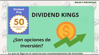 Dividend Kings dividendos dividendkings invertir bolsadevalores finanzas bolsayportafolio [upl. by Alleoj]