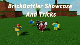 Brickbattler Showcase And Tricks Roblox Ability Wars [upl. by Hau754]