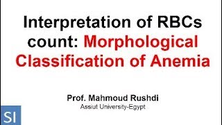 Morphological Classification of Anemia Arabic Lecture 2017 [upl. by Dickens]