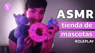 ASMR ROLEPLAY Dependienta te atiende TAPPING [upl. by Ahsar]