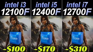 i312100F vs i512400F vs i712700F  RTX 3080 and RTX 3060  How Much Performance Difference [upl. by Addison]