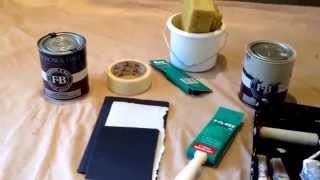 Farrow and Ball painting Kitchen cabinets [upl. by Heisel13]