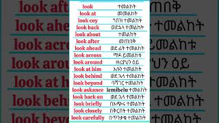 እንግሊዘኛን በአማረኛ መማርSPEAKING IN AMHARIC PRACTICE   Daily use sentences [upl. by Adnawuj]