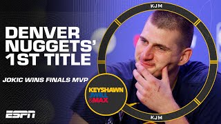 The Denver Nuggets win their 1st NBA championship amp Nikola Jokic wins Finals MVP 🏆  KJM [upl. by Cowey]