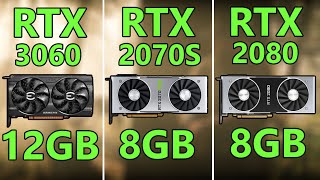 RTX 3060 VS RTX 2070 Super VS RTX 2080  1440P [upl. by Onairelav]