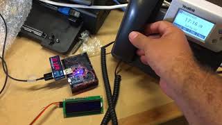 ESP8266 LCD16x2 Yealink Phone URL Action feature [upl. by Aicinad]