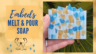 Embeds Melt and Pour Soap Making MP Soap Tutorial for Beginners [upl. by Edbert149]