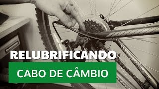 Como relubrificar o cabo de câmbio traseiro da bicicleta [upl. by Barnaba]