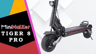 Miniwalker Tiger 8 Pro ⚡️ Elektryczna Hulajnoga 2 x 600W  Recenzja 4K [upl. by Barkley190]