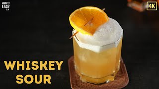 Whiskey Sour  Drink It Easy 20  HappyNewYear  Cocktails at Home  Sanjeev Kapoor Khazana [upl. by Auhel987]