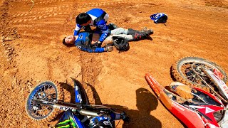 Scary Dirtbike Crash Situation [upl. by Jutta510]