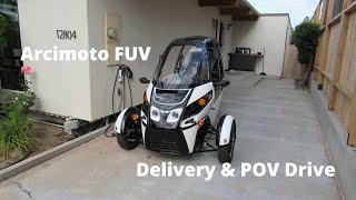 2022 Arcimoto FUV Delivery amp POV Drive [upl. by Sallee]