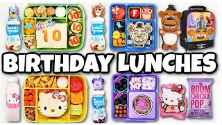 School Lunch TAKEOVER 🎂 Lilys Birthday Lunches  Bunches of Lunches [upl. by Anelim]