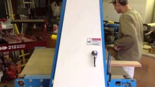 Timesaver Wide Belt Dry Sande  Speed Sander Video [upl. by Mun11]