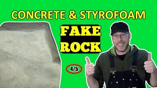 How To Make Rocks From Styrofoam 45 [upl. by Htaek]