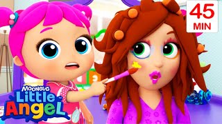 Mommys Makeover  Little Angel amp Cocomelon Nursery Rhymes [upl. by Chapen]